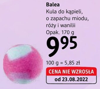 dm drogerie markt Kule do kąpieli balea oferta