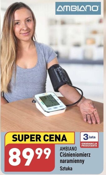 ALDI Ciśnieniomierz ambiano oferta