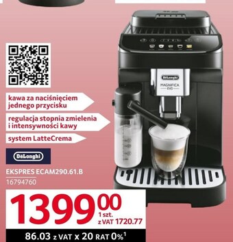 Selgros Ekspres do kawy delonghi oferta