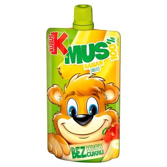 Kaufland Kubuś mus 100% banan jabłko 100 g oferta