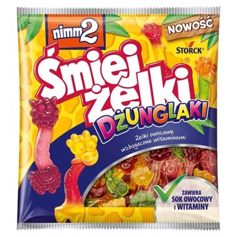 Kaufland Nimm2 śmiejżelki dżunglaki żelki owocowe wzbogacone witaminami 90 g oferta