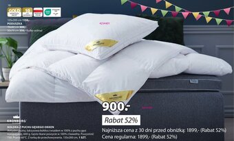 JYSK KOŁDRA Z PUCHU GĘSIEGO OKKEN oferta
