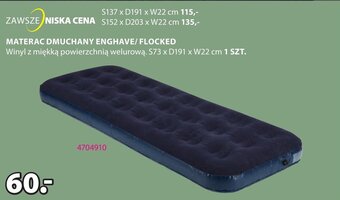 JYSK MATERAC DMUCHANY ENGHAVE/ FLOCKED oferta