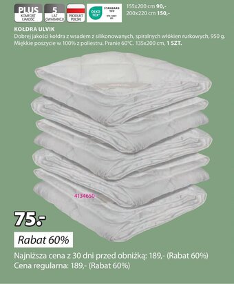 JYSK KOŁDRA ULVIK oferta