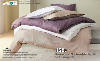 JYSK KOMPLET POŚCIELI SATYNOWEJ INGEBORG oferta
