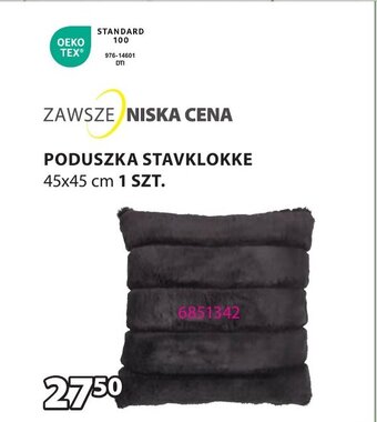 JYSK PODUSZKA STAVKLOKKE oferta