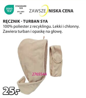JYSK RĘCZNIK - TURBAN SYA oferta