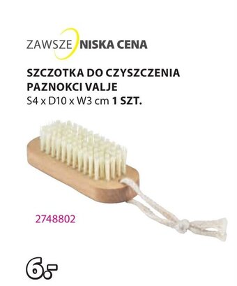 JYSK SZCZOTKA DO CZYSZCZENIA PAZNOKCI VALJE oferta
