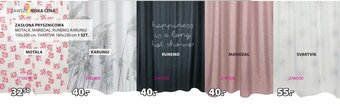 JYSK ZASŁONA PRYSZNICOWA oferta