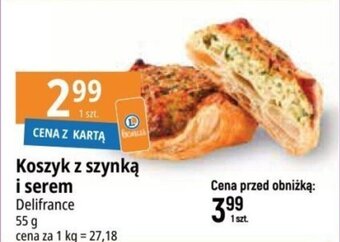 E.Leclerc Koszyk z szynką i serem Delifrance 55 g oferta
