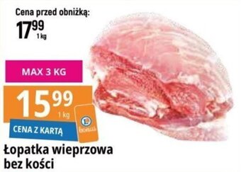 E.Leclerc Łopatka wieprzowa bez kości 1kg oferta