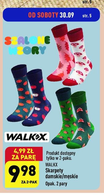ALDI Skarpety damsko-męskie crazy socks 35/38-43/46 oferta