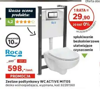 Leroy Merlin Zestaw podtynkowy WC Active Mitos oferta