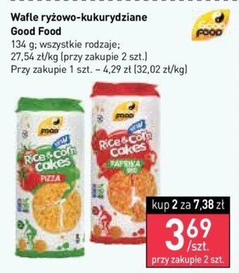 Stokrotka Wafle ryżowo-kukurydziane Good Food 134 g oferta