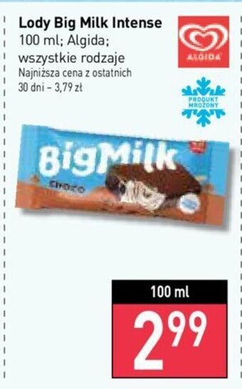 Stokrotka Lody Big Milk Intense 100 ml oferta