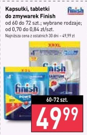 Stokrotka Kapsułki, tabletki do zmywarek Finish 60-72 szt. oferta