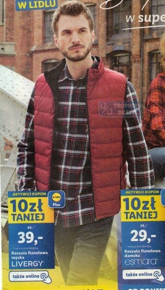Lidl Koszula flanelowa męska oferta