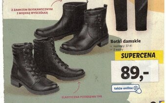 Lidl Botki damskie oferta