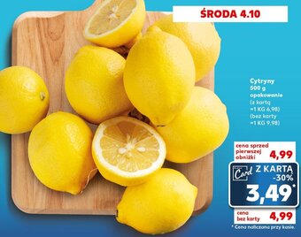 Kaufland Cytryny 500 g oferta
