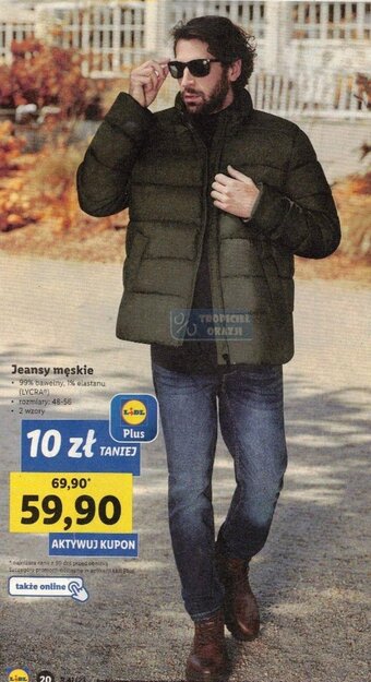 Lidl Jeansy męskie oferta