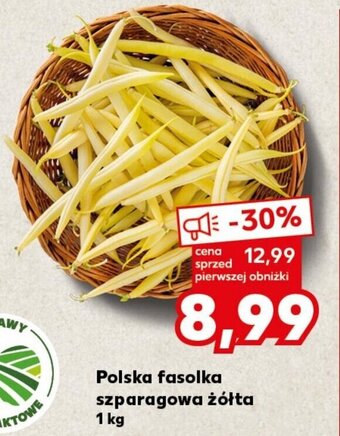Kaufland Polska fasolka szparagowa żółta 1 kg oferta