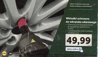 Lidl Wkładki ochronne do wkrętaka udarowego oferta