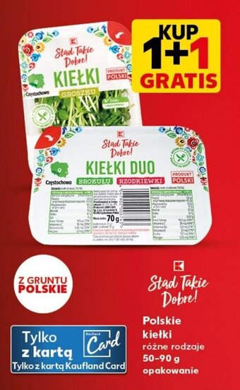 Kaufland Polskie kiełki 50-90g oferta