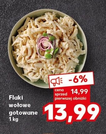 Kaufland Flaki wołowe gotowane 1 kg oferta
