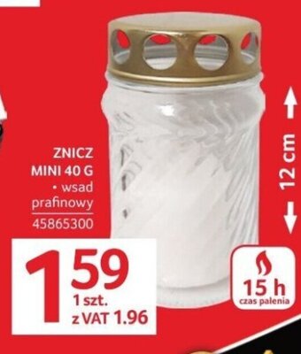 Selgros ZNICZ MINI 40 G oferta