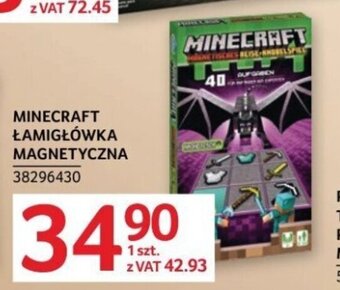 MINECRAFT ŁAMIGŁÓWKA MAGNETYCZNA