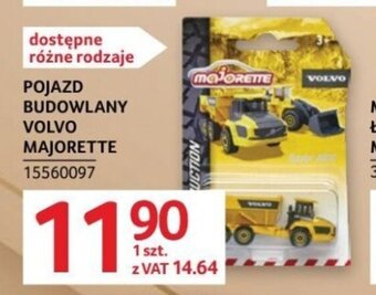 Selgros POJAZD BUDOWLANY VOLVO MAJORETTE oferta