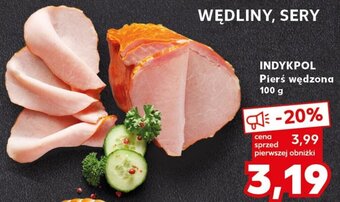 Kaufland INDYKPOL Pierś wędzona 100 g oferta