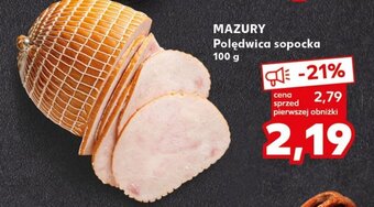 Kaufland MAZURY Polędwica sopocka 100 g oferta