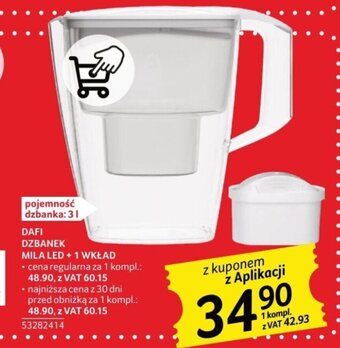 Selgros DAFI DZBANEK MILA LED + 1 WKŁAD oferta