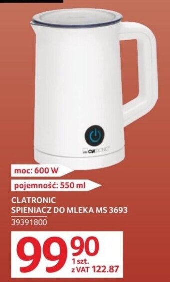 Selgros CLATRONIC SPIENIACZ DO MLEKA MS 3693 oferta