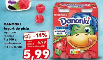 Kaufland DANONKI Jogurt do picia 4x100g oferta