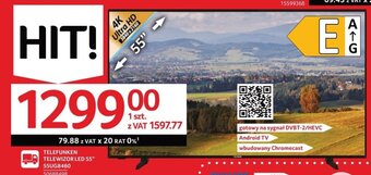Selgros TELEFUNKEN TELEWIZOR LED 55" 55UG8460 oferta