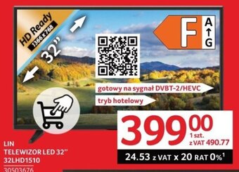 Selgros LIN TELEWIZOR LED 32" 32LHD1510 oferta