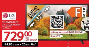 Selgros LG TELEWIZOR LED 32" 32LQ631COZA oferta