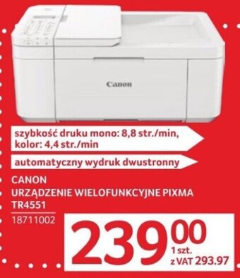 Selgros CANON URZĄDZENIE WIELOFUNKCYJNE PIXMA TR4551 oferta