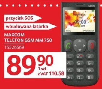 Selgros MAXCOM TELEFON GSM MM 750 oferta