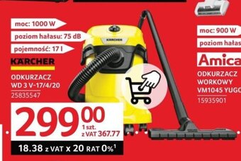 Selgros KÄRCHER ODKURZACZ WD 3 V-17/4/20 oferta