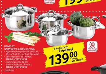 Selgros KOMPLET GARNKÓW 8 CZĘŚCI CLAUDE oferta