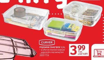 Selgros CURVER POJEMNIK SNAP BOX 1,3 L oferta