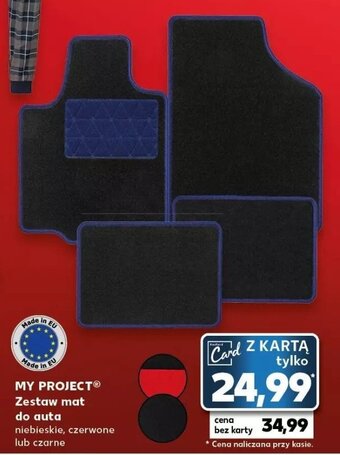 Kaufland Zestaw mat do samochodu czarne oferta