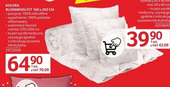 Selgros KOŁDRA BLOMMENSLYST 160 x 200 CM oferta