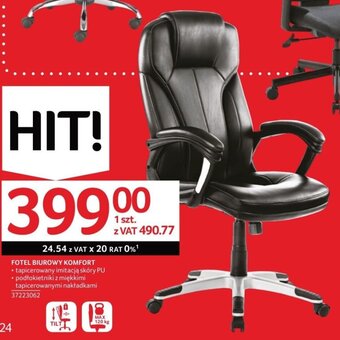 Selgros FOTEL BIUROWY KOMFORT oferta