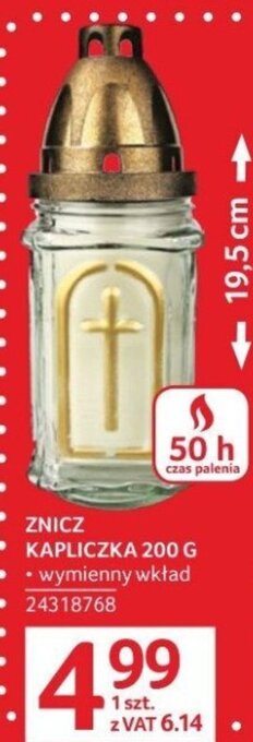 Selgros ZNICZ KAPLICZKA 200 G oferta