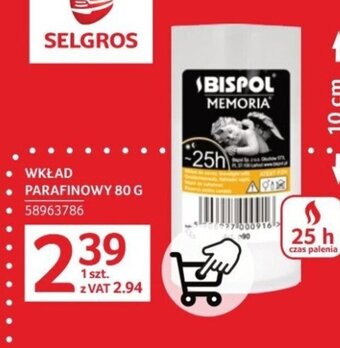 WKŁAD PARAFINOWY 80 G
