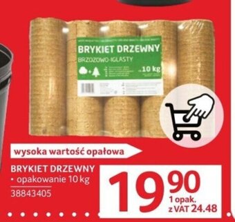Selgros BRYKIET DRZEWNY 10 KG oferta